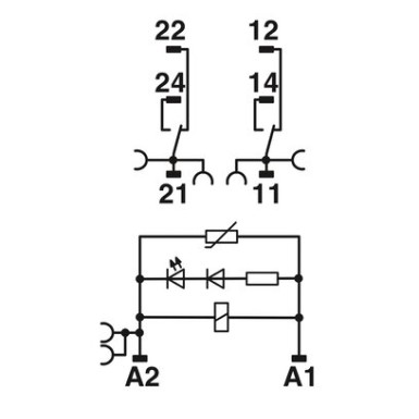 2903347 - RIF-1-RSC-LV-230AC/2X21 - Phoenix Contact - RIF-1-RSC-LV-230AC/2X21 - Phoenix Contact - 6