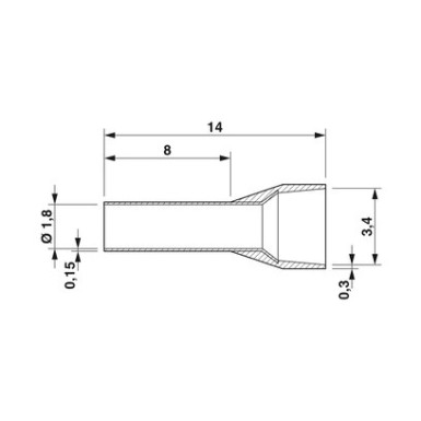 3200043 - AI 1,5 - 8 BK - Phoenix Contact - AI 1,5 - 8 BK - Phoenix Contact - 6