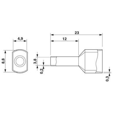 3201000 - AI-TWIN 2X 4 -12 GY - Phoenix Contact - AI-TWIN 2X 4 -12 GY - Phoenix Contact - 2