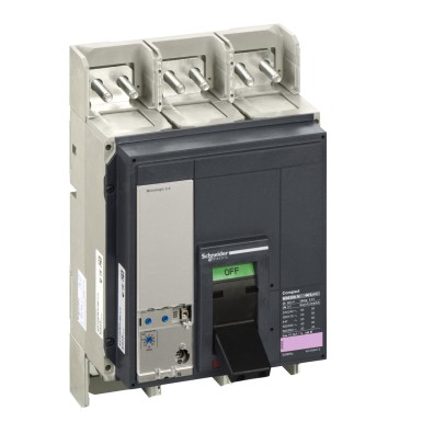 33460 - Kaitselüliti ComPact NS630bN, 50 kA 415 VAC juures, Micrologic 2.0 väljalülitusseade, 630 A, fikseeritud, 3 poolust 3d - Schneider Electric - Kaitselüliti ComPact NS630bN, 50 kA 415 VAC juures, Micrologic 2.0 väljalülitusseade, 630 A, fikseeritud, 3 poolust 3d - Schneider Electric - 0