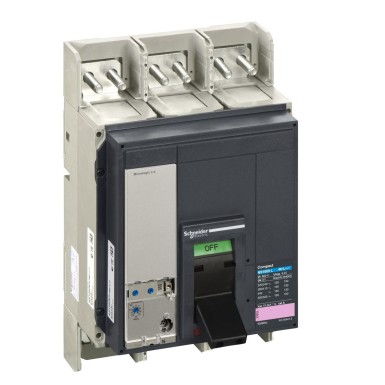 33474 - Kaitselüliti ComPact NS1000L, 150 kA 415 VAC juures, Micrologic 2.0 väljalülitusseade, 1000 A, fikseeritud, 3 poolust. - Schneider Electric - Kaitselüliti ComPact NS1000L, 150 kA 415 VAC juures, Micrologic 2.0 väljalülitusseade, 1000 A, fikseeritud, 3 poolust. - Schneider Electric - 0