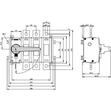 3KD4632-0QE10-0 - Lülitite lahklüliti 630 A, suurus 4, 3-pooluseline eesmine töömehhanism vasakule Komplektne seade koos otsese töömehhanismiga hall lame klemm. - Siemens - Lülitite lahklüliti 630 A, suurus 4, 3-pooluseline eesmine töömehhanism vasakule Komplektne seade koos otsese töömehhanismiga hall lame klemm. - Siemens - 1