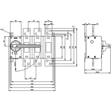 3KD5032-0RE10-0 - Lülitite lahklüliti 1000 A, suurus 5, 3-pooluseline eesmine töömehhanism vasakule Komplektne seade koos otsese töömehhanismiga hall lame klemm. - Siemens - Lülitite lahklüliti 1000 A, suurus 5, 3-pooluseline eesmine töömehhanism vasakule Komplektne seade koos otsese töömehhanismiga hall lame klemm. - Siemens - 1