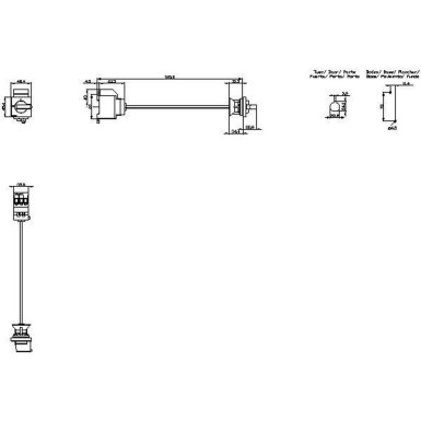 3LD3040-0TK11 - Lüliti-disainer 3LD3, Iu 16 A Põhilüliti 3-pooluseline nimivõimsus AC-23 A 400V 7,5kW jaoks põrandale paigaldamine Põhilüliti koos ukseühendusega Keskse augu paigaldus 22,5 mm Vahetuskettaga must 48x48 mm - Siemens - Lüliti-disainer 3LD3, Iu 16 A Põhilüliti 3-pooluseline nimivõimsus AC-23 A 400V 7,5kW jaoks põrandale paigaldamine Põhilüliti koos ukseühendusega Keskse augu paigaldus 22,5 mm Vahetuskettaga must 48x48 mm - Siemens - 1