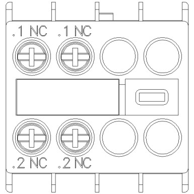 3RH2911-1HA02 - Eespool asuv abilüliti, 2 NC vooluühendus 1 NC, 1 NC 3RH ja 3RT kruviklemmile .1/.2, .1/... - Siemens - Eespool asuv abilüliti, 2 NC vooluühendus 1 NC, 1 NC 3RH ja 3RT kruviklemmile .1/.2, .1/... - Siemens - 1