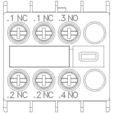 3RH2911-1HA12 - Eespool asuv abilüliti, 1 NO + 2 NC vooluühendus 1 NC, 1 NC, 1 NO 3RH ja 3RT kruviterminaali jaoks. - Siemens - Eespool asuv abilüliti, 1 NO + 2 NC vooluühendus 1 NC, 1 NC, 1 NO 3RH ja 3RT kruviterminaali jaoks. - Siemens - 2