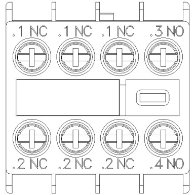 3RH2911-1HA13 - Eespool asuv lisalüliti, 1 NO + 3 NC vooluühendus 1 NC, 1 NC, 1 NC, 1 NO 3RH ja 3RT kruvi jaoks. - Siemens - Eespool asuv lisalüliti, 1 NO + 3 NC vooluühendus 1 NC, 1 NC, 1 NC, 1 NO 3RH ja 3RT kruvi jaoks. - Siemens - 5