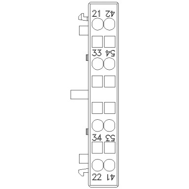 3RH2911-2DA11 - Abilüliti külgmine, 1 NO + 1 NC Voolutee 1 NC, 1 NO 3RH ja 3RT vedrustustüüpi klemmile R - Siemens - Abilüliti külgmine, 1 NO + 1 NC Voolutee 1 NC, 1 NO 3RH ja 3RT vedrustustüüpi klemmile R - Siemens - 4