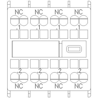 3RH2911-2FA04 - Eespool asuv abilüliti, 4 NC vooluühendus 1 NC, 1 NC, 1 NC, 1 NC 3RH ja 3RT vedrustuse puhul. - Siemens - Eespool asuv abilüliti, 4 NC vooluühendus 1 NC, 1 NC, 1 NC, 1 NC 3RH ja 3RT vedrustuse puhul. - Siemens - 5