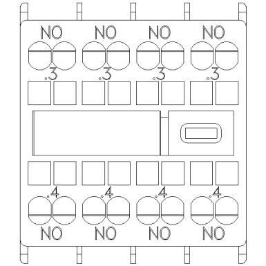 3RH2911-2FA40 - Eespool olev abilüliti, 4 NO vooluühendus 1 NO, 1 NO, 1 NO, 1 NO, 1 NO 3RH ja 3RT vedrustustüübi puhul. - Siemens - Eespool olev abilüliti, 4 NO vooluühendus 1 NO, 1 NO, 1 NO, 1 NO, 1 NO 3RH ja 3RT vedrustustüübi puhul. - Siemens - 1