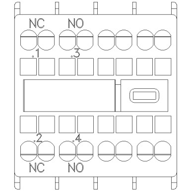 3RH2911-2HA11 - Eespool asuv abilüliti, 1 NO + 1 NC vooluühendus 1 NC, 1 NO 3RH ja 3RT vedrusterminalide jaoks. - Siemens - Eespool asuv abilüliti, 1 NO + 1 NC vooluühendus 1 NC, 1 NO 3RH ja 3RT vedrusterminalide jaoks. - Siemens - 2