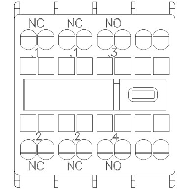 3RH2911-2HA12 - Eespool asuv abilüliti, 1 NO + 2 NC vooluühendus 1 NC, 1 NO, 1 NO 3RH ja 3RT vedrustuse jaoks. - Siemens - Eespool asuv abilüliti, 1 NO + 2 NC vooluühendus 1 NC, 1 NO, 1 NO 3RH ja 3RT vedrustuse jaoks. - Siemens - 1