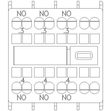 3RH2911-2HA30 - Eespool asuv abilüliti, 3 NO vooluühendus 1 NO, 1 NO, 1 NO 3RH ja 3RT vedrusterminalide jaoks. - Siemens - Eespool asuv abilüliti, 3 NO vooluühendus 1 NO, 1 NO, 1 NO 3RH ja 3RT vedrusterminalide jaoks. - Siemens - 4