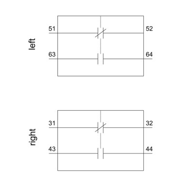 3RH2921-1DA11 - Kõrvaline abilüliti, 1 NO + 1 NC Voolurada 1 NC, 1 NO 3RH ja 3RT kruviklemmile R: 31/3 - Siemens - Kõrvaline abilüliti, 1 NO + 1 NC Voolurada 1 NC, 1 NO 3RH ja 3RT kruviklemmile R: 31/3 - Siemens - 3