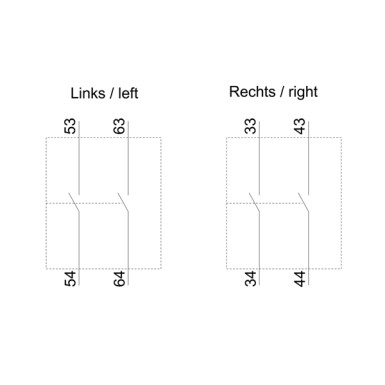 3RH2921-2DA20 - Abilüliti külgmine, 2 NO Voolurada 1 NO, 1 NO 3RH ja 3RT vedrustustüüpi klemmile R: 33/34 - Siemens - Abilüliti külgmine, 2 NO Voolurada 1 NO, 1 NO 3RH ja 3RT vedrustustüüpi klemmile R: 33/34 - Siemens - 2