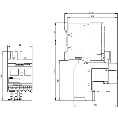 3RR2241-2FA30 - Jälgimisrelee, saab paigaldada kontaktorile 3RT2, suurus S00 standard, digitaalselt reguleeritav Apparant - Siemens - Jälgimisrelee, saab paigaldada kontaktorile 3RT2, suurus S00 standard, digitaalselt reguleeritav Apparant - Siemens - 0