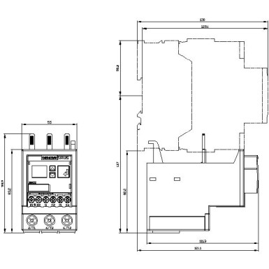 3RR2243-1FA30 - Seirerelee, saab paigaldada kontaktorile 3RT2, suurus S2 standard, digitaalselt reguleeritav Apparant/ - Siemens - Seirerelee, saab paigaldada kontaktorile 3RT2, suurus S2 standard, digitaalselt reguleeritav Apparant/ - Siemens - 1