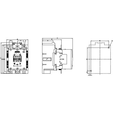 3RT1056-6AP36 - Toitekontaktor, AC-3 185 A, 90 kW / 400 V AC (50-60 Hz) / alalisvoolu töö 220-240 V UC Auxiliary contact - Siemens - Toitekontaktor, AC-3 185 A, 90 kW / 400 V AC (50-60 Hz) / alalisvoolu töö 220-240 V UC Auxiliary contact - Siemens - 4