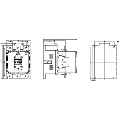 3RT1064-6AP36 - Toitekontaktor, AC-3 225 A, 110 kW / 400 V AC (50-60 Hz) / alalisvoolu töö 220-240 V UC Auxiliary cont - Siemens - Toitekontaktor, AC-3 225 A, 110 kW / 400 V AC (50-60 Hz) / alalisvoolu töö 220-240 V UC Auxiliary cont - Siemens - 4