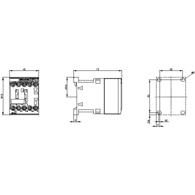 3RT2015-1AP01 - Võimsuskontaktor, AC-3 7 A, 3 kW / 400 V 1 NO, 230 V AC, 50 / 60 Hz 3-pooluseline, suurus S00 kruviklemm, kruviklemmid - Siemens - Võimsuskontaktor, AC-3 7 A, 3 kW / 400 V 1 NO, 230 V AC, 50 / 60 Hz 3-pooluseline, suurus S00 kruviklemm, kruviklemmid - Siemens - 1