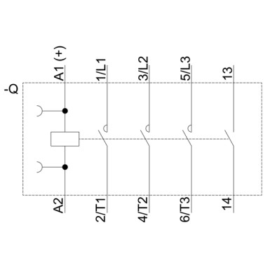 3RT2015-1BB41 - Võimsuskontaktor, AC-3 7 A, 3 kW / 400 V 1 NO, 24 V DC 3-pooluseline, suurus S00 kruviklemmiga - Siemens - Võimsuskontaktor, AC-3 7 A, 3 kW / 400 V 1 NO, 24 V DC 3-pooluseline, suurus S00 kruviklemmiga - Siemens - 1