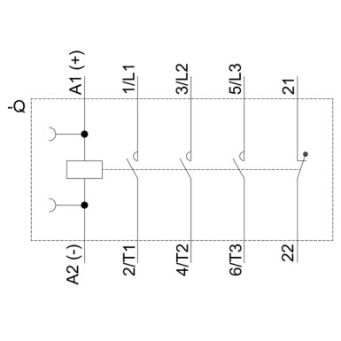 3RT2015-1BB42 - Toitekontaktor, AC-3 7 A, 3 kW / 400 V 1 NC, 24 V DC 3-pooluseline, suurus S00 kruviklemm, kruviklemm, suurus S00 - Siemens - Toitekontaktor, AC-3 7 A, 3 kW / 400 V 1 NC, 24 V DC 3-pooluseline, suurus S00 kruviklemm, kruviklemm, suurus S00 - Siemens - 2