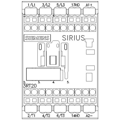 3RT2015-2BB41 - Toitekontaktor, AC-3 7 A, 3 kW / 400 V 1 NO, 24 V DC 3-pooluseline, suurus S00 Vedruklemmid - Siemens - Toitekontaktor, AC-3 7 A, 3 kW / 400 V 1 NO, 24 V DC 3-pooluseline, suurus S00 Vedruklemmid - Siemens - 5