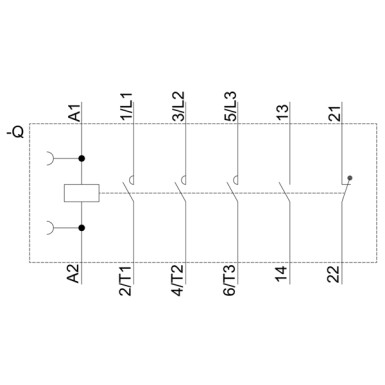 3RT2024-1AB00 - Toitekontaktor, AC-3 12 A, 5,5 kW / 400 V 1 NO + 1 NC, 24 V AC, 50 Hz 3-pooluseline, suurus S0 kruviterminaalid - Siemens - Toitekontaktor, AC-3 12 A, 5,5 kW / 400 V 1 NO + 1 NC, 24 V AC, 50 Hz 3-pooluseline, suurus S0 kruviterminaalid - Siemens - 5