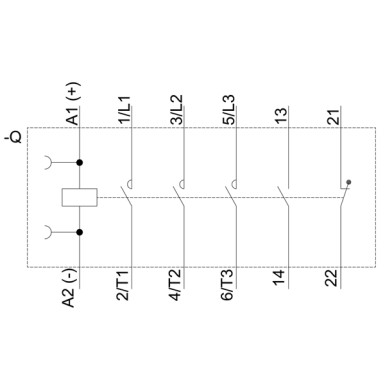 3RT2024-1BB40 - Toitekontaktor, AC-3 12 A, 5,5 kW / 400 V 1 NO + 1 NC, 24 V DC 3-pooluseline, suurus S0 kruviklemmid - Siemens - Toitekontaktor, AC-3 12 A, 5,5 kW / 400 V 1 NO + 1 NC, 24 V DC 3-pooluseline, suurus S0 kruviklemmid - Siemens - 4