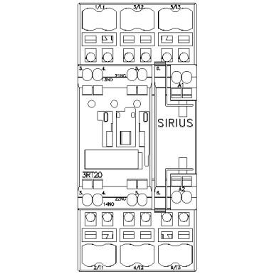 3RT2024-2AB00 - Toitekontaktor, AC-3 12 A, 5,5 kW / 400 V 1 NO + 1 NC, 24 V AC, 50 Hz 3-pooluseline, suurus S0 Vedrustüüpi t - Siemens - Toitekontaktor, AC-3 12 A, 5,5 kW / 400 V 1 NO + 1 NC, 24 V AC, 50 Hz 3-pooluseline, suurus S0 Vedrustüüpi t - Siemens - 1