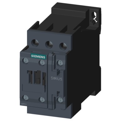 3RT2026-1BB40 - Võimsuskontaktor, AC-3 25 A, 11 kW / 400 V 1 NO + 1 NC, 24 V DC 3-pooluseline, suurus S0 kruviklemm, kruviklemm, suurus S0 - Siemens - Võimsuskontaktor, AC-3 25 A, 11 kW / 400 V 1 NO + 1 NC, 24 V DC 3-pooluseline, suurus S0 kruviklemm, kruviklemm, suurus S0 - Siemens - 3