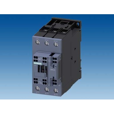 3RT2035-3AB00 - Toitekontaktor, AC-3 40 A, 18,5 kW / 400 V 1 NO + 1 NC, 24 V AC 50 Hz, 3-pooluseline, suurus S2, vedruga. - Siemens - Toitekontaktor, AC-3 40 A, 18,5 kW / 400 V 1 NO + 1 NC, 24 V AC 50 Hz, 3-pooluseline, suurus S2, vedruga. - Siemens - 3