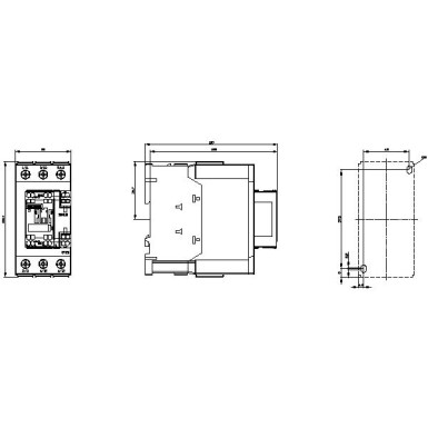 3RT2035-3AB00 - Toitekontaktor, AC-3 40 A, 18,5 kW / 400 V 1 NO + 1 NC, 24 V AC 50 Hz, 3-pooluseline, suurus S2, vedruga. - Siemens - Toitekontaktor, AC-3 40 A, 18,5 kW / 400 V 1 NO + 1 NC, 24 V AC 50 Hz, 3-pooluseline, suurus S2, vedruga. - Siemens - 4