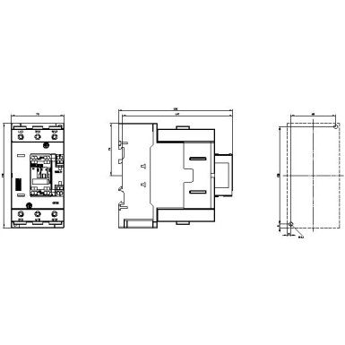 3RT2047-3AB00 - Võimsuskontaktor, AC-3 110 A, 55 kW / 400 V, 1 NO + 1 NC, 24 V AC, 50 Hz 3-pooluseline, 3 NO, suurus S3 Spring- - Siemens - Võimsuskontaktor, AC-3 110 A, 55 kW / 400 V, 1 NO + 1 NC, 24 V AC, 50 Hz 3-pooluseline, 3 NO, suurus S3 Spring- - Siemens - 4