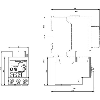 3RU2136-4DD0 - Ülekoormusrelee 18...25 A Termiline Mootori kaitseks Suurus S2, klass 10 Kontaktori paigaldus Peakontaktorisse. - Siemens - Ülekoormusrelee 18...25 A Termiline Mootori kaitseks Suurus S2, klass 10 Kontaktori paigaldus Peakontaktorisse. - Siemens - 2