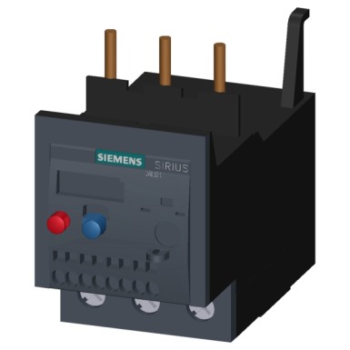 3RU2136-4JD0 - Ülekoormusrelee 54...65 A Termiline Mootori kaitseks Suurus S2, klass 10 Kontaktori paigaldus Peakontaktorile - Siemens - Ülekoormusrelee 54...65 A Termiline Mootori kaitseks Suurus S2, klass 10 Kontaktori paigaldus Peakontaktorile - Siemens - 4