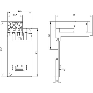 3RU2916-3AC01 - Stand-alone montaažitugi 3RU21/3RB30/3RB31/3RR2 Suurus S00 Stand-alone paigaldus Peapiirkonnale - Siemens - Stand-alone montaažitugi 3RU21/3RB30/3RB31/3RR2 Suurus S00 Stand-alone paigaldus Peapiirkonnale - Siemens - 2