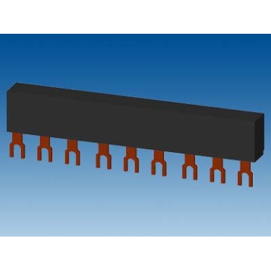 3RV1915-1BB - 3-faasilised rööpme Modulaarne vahekaugus 45 mm 3 lüliti jaoks Kahvlikujulised ühendused - Siemens - 3-faasilised rööpme Modulaarne vahekaugus 45 mm 3 lüliti jaoks Kahvlikujulised ühendused - Siemens - 0