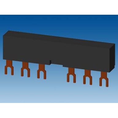 3RV1915-2AB - 3-faasilised ühenduskraanid Modulaarne vahekaugus 55 mm 2 lüliti ja lisaseadmete jaoks Kahvlikujulised ühendused - Siemens - 3-faasilised ühenduskraanid Modulaarne vahekaugus 55 mm 2 lüliti ja lisaseadmete jaoks Kahvlikujulised ühendused - Siemens - 2