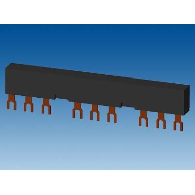 3RV1915-2BB - 3-faasilised ühendussiinid Modulaarne vahekaugus 55 mm 3 lülitile ja tarvikutele Kahvlikujulised ühendused - Siemens - 3-faasilised ühendussiinid Modulaarne vahekaugus 55 mm 3 lülitile ja tarvikutele Kahvlikujulised ühendused - Siemens - 1