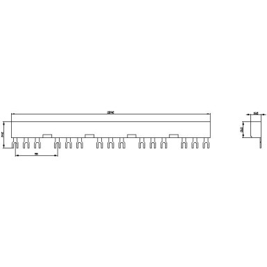 3RV1915-2DB - 3-faasilised ühenduskraanid Modulaarne vahekaugus 55 mm 5 lüliti ja lisaseadmete jaoks Kahvlikujulised ühendused - Siemens - 3-faasilised ühenduskraanid Modulaarne vahekaugus 55 mm 5 lüliti ja lisaseadmete jaoks Kahvlikujulised ühendused - Siemens - 0