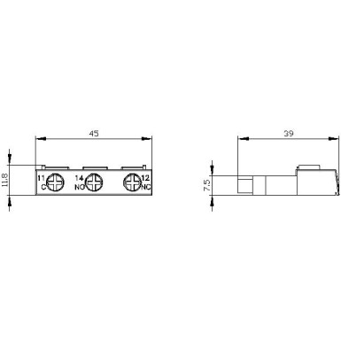 3RV2901-1D - Abilüliti põik 1 CO, kruviklemm kaitselüliti 3RV2 jaoks. - Siemens - Abilüliti põik 1 CO, kruviklemm kaitselüliti 3RV2 jaoks. - Siemens - 0