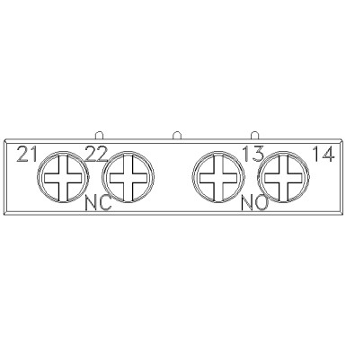 3RV2901-1E - Abilüliti põiki 1 NO+1 NC kruviklemm kaitselüliti 3RV2 jaoks. - Siemens - Abilüliti põiki 1 NO+1 NC kruviklemm kaitselüliti 3RV2 jaoks. - Siemens - 5