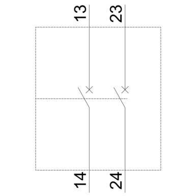 3RV2901-1F - Abilüliti ristlüliti 2 NO, kruviklemm kaitselüliti 3RV2 jaoks. - Siemens - Abilüliti ristlüliti 2 NO, kruviklemm kaitselüliti 3RV2 jaoks. - Siemens - 5