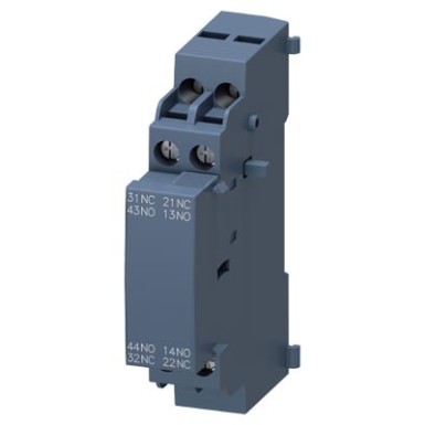 3RV2901-1J - Abilülitit saab paigaldada küljele 2 NO+2 NC kruviklemmiga kaitselüliti 3RV2 jaoks. - Siemens - Abilülitit saab paigaldada küljele 2 NO+2 NC kruviklemmiga kaitselüliti 3RV2 jaoks. - Siemens - 2