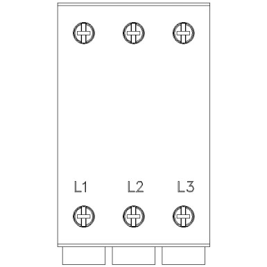 3RV2915-5B - 3-faasiline toiteklemm 3-faasilise ühenduskraani jaoks suurus S0 ja S00 ühendus altpoolt - Siemens - 3-faasiline toiteklemm 3-faasilise ühenduskraani jaoks suurus S0 ja S00 ühendus altpoolt - Siemens - 3