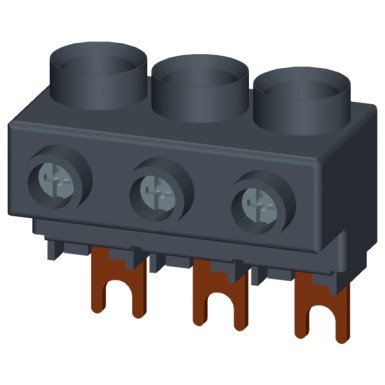 3RV2925-5AB - 3-faasiline toiteklemm 3-faasilise ühenduskarbiidi ühendamiseks ülevalt Suurus S00/S0 - Siemens - 3-faasiline toiteklemm 3-faasilise ühenduskarbiidi ühendamiseks ülevalt Suurus S00/S0 - Siemens - 0