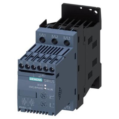 3RW3013-1BB04 - SIRIUS pehmetoitur S00 3,6 A, 1,5 kW/400 V, 40 °C 200-480 V AC, 24 V AC/DC Kruviklemmid - Siemens - SIRIUS pehmetoitur S00 3,6 A, 1,5 kW/400 V, 40 °C 200-480 V AC, 24 V AC/DC Kruviklemmid - Siemens - 4