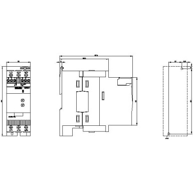 3RW3036-1BB04 - SIRIUS pehmetoitja S2 45 A, 22 kW/400 V, 40 °C 200-480 V AC, 24 V AC/DC Kruviklemmid - Siemens - SIRIUS pehmetoitja S2 45 A, 22 kW/400 V, 40 °C 200-480 V AC, 24 V AC/DC Kruviklemmid - Siemens - 3