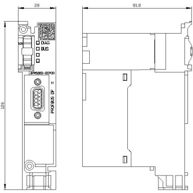 3RW5980-0CP00 - Kommunikatsioonimoodul PROFIBUS - Siemens - Kommunikatsioonimoodul PROFIBUS - Siemens - 2